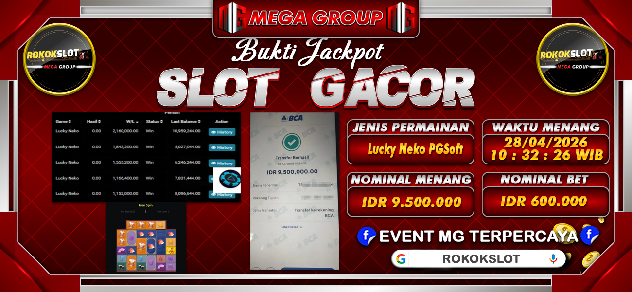 Bukti JP situs Rokokslot hari Selasa, 28 April 2026